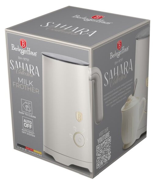 Napěňovač mléka elektrický 4 v 1 Sahara Collection