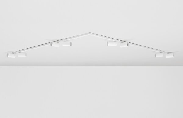 Nova Luce Bílé kovové bodové světlo Oso 150 cm