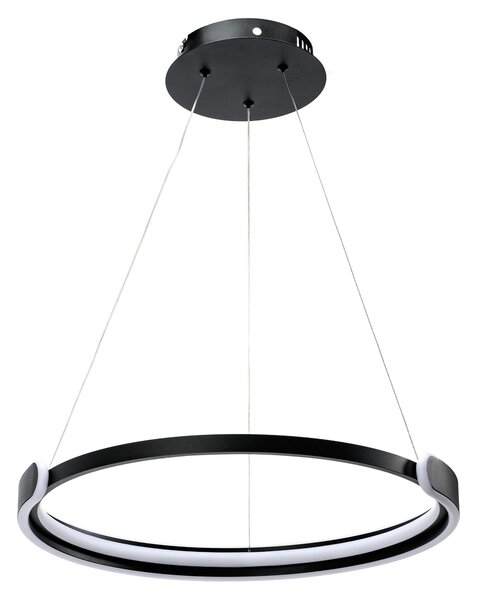 Toolight Toolight, LED stropní svítidlo 50cm, 48W, 4000K, 2500lm, APP1927-CP, černá, OSW-66067