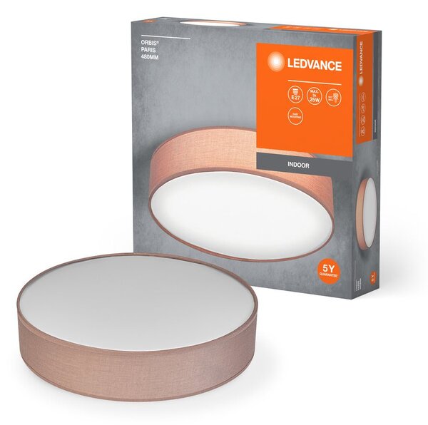 LED stropní svítidlo hnědé E27 ORBIS PARIS 480 mm