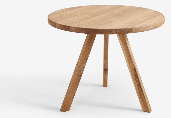 Nordic Design Přírodní masivní jídelní stůl Tree 90 cm