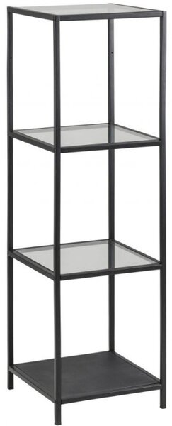 Actona Regál Seaford 37 x119,5 cm černý