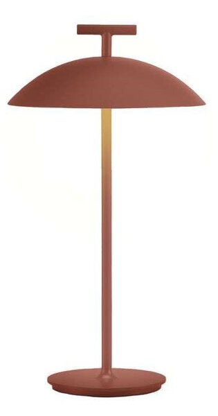 Kartell - Mini Geen-A Portable Stolní Lampa Brick Red - Lampemesteren