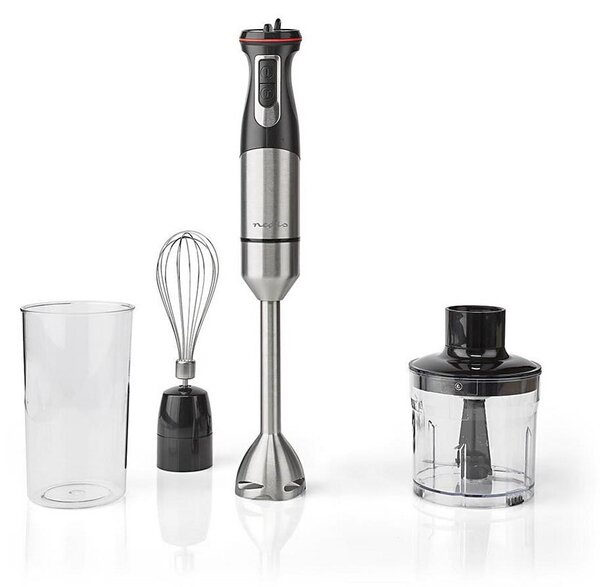 Nedis KAHB400CAL - Ruční mixér 4v1 800W/230V nerezová ocel