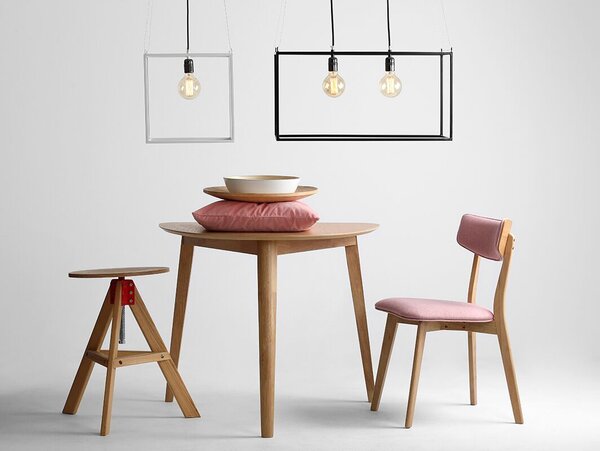 Nordic Design Černé kovové závěsné světlo Weric M 35 cm