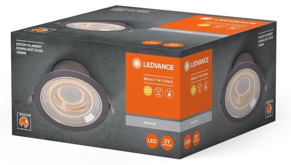 Dekorativní LED podhledové svítidlo 7 W ECHO, teplá bílá