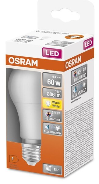 LED žárovka CRI 97 E27 9.4 W STAR, teplá bílá
