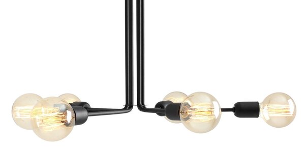 Nordic Design Černé kovové závěsné světlo Trimo 41 cm