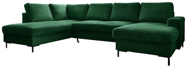 SEDACÍ SOUPRAVA, textil, smaragdově zelená MID.YOU - Sedací soupravy, Online Only
