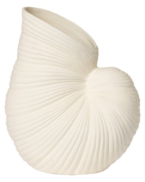 FERM LIVING Váza Shell Vase, Off-white
