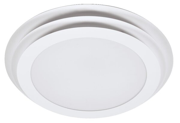 Bílé spirálové LED stropní svítidlo ORBIS 500mm, teplá bílá