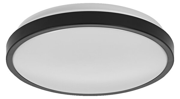 Černé koupelnové LED svítidlo ORBIS 300mm, laditelná bílá