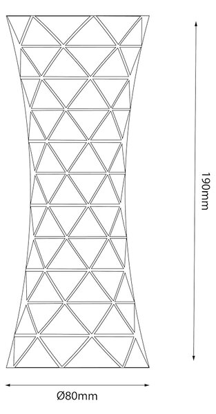 Stolní lampa Tower, 1x transparentní PVC stínítko, RGB