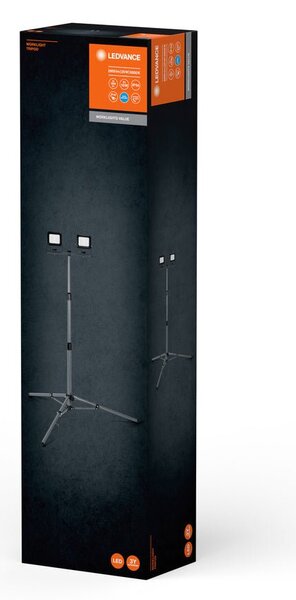 LED pracovní svítidlo IP54 TRIPOD 2x 10W, studená bílá
