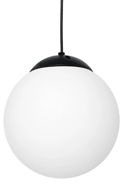 Závěsné svítidlo Lima, 1x bílé skleněné stínítko, b