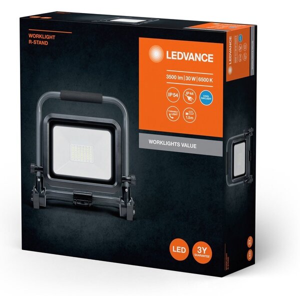 LED pracovní světlo IP54 R-STAND 30 W, studená denní bílá
