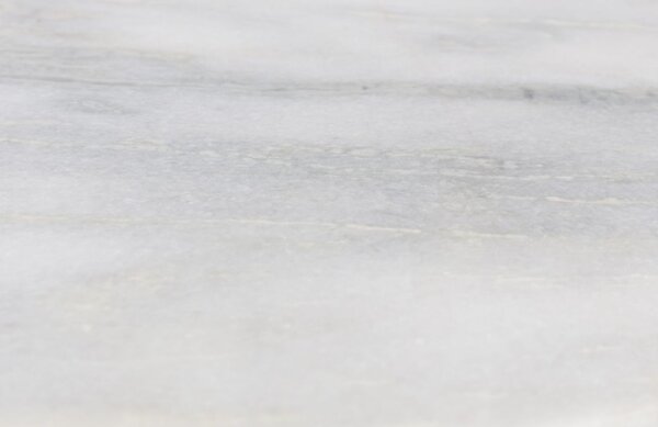 White Label Bílý mramorový odkládací stolek WLL TIMPA 44,5 cm
