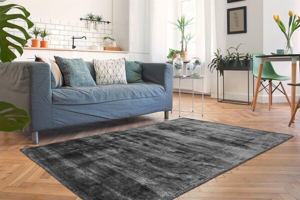 KOBEREC, 120/170 cm barvy grafitu Kayoom - Online Only koberce & rohožky, Online Only