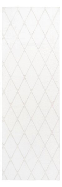 KOBEREC, 80/250 cm krémová, bílá Kayoom - Online Only koberce & rohožky, Online Only