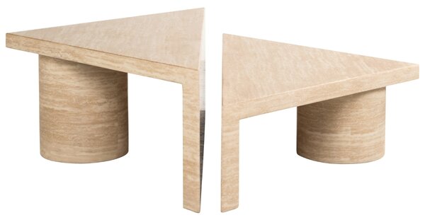 Richmond Set kamenných konferenčních stolků Fictus 91 x 91 cm