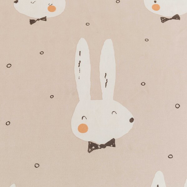 Prostěradlo z mikrovlákna 140x240 cm a povlak na polštář 50x70 cm WHITE RABBIT, béžové