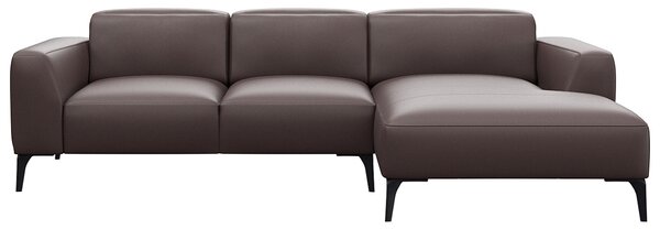 -25 % Dny MOMENTI– Flexlux Kožená rohová pohovka VOLUZZI 266 cm, pravá