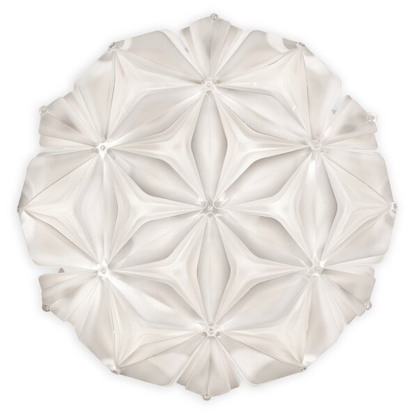 SLAMP LAVCM00WHT00000000EU La Vie medium, bílé designové svítidlo, 2x12W LED E27, prům. 50cm
