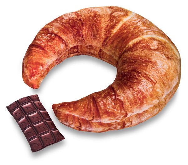 Vyhřívaný croissant – obří polštář s teplem z třešňových pecek - 959 - 381 - 372