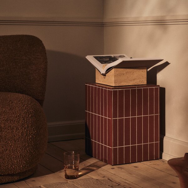 FERM LIVING Odkládací stolek Pillar, Brown