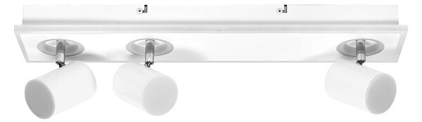 Bílé LED stropní svítidlo 41 W 3 SPOT MARS, teplá bílá