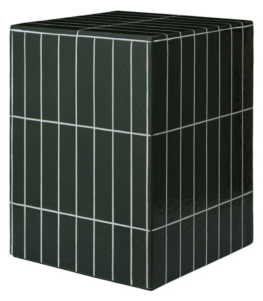 FERM LIVING Odkládací stolek Pillar, Dark Green