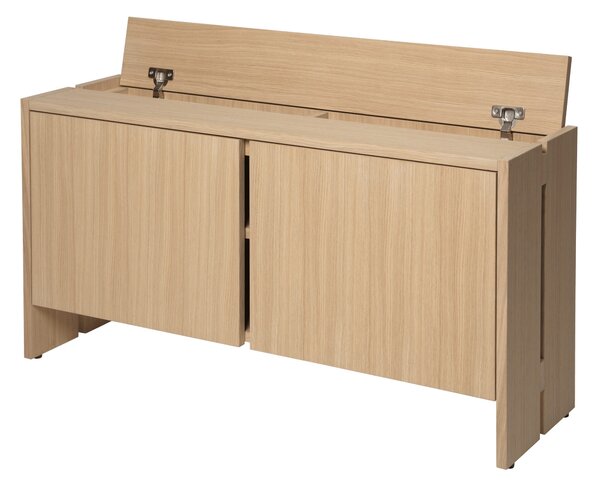 FERM LIVING Skříňka Parcel, Low, Natural Oak