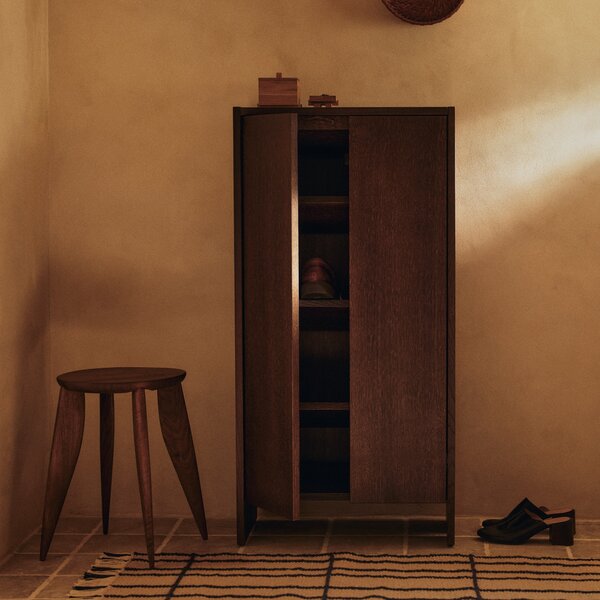FERM LIVING Skříňka Parcel, Low, Natural Oak