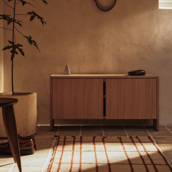 FERM LIVING Skříňka Parcel, Low, Natural Oak