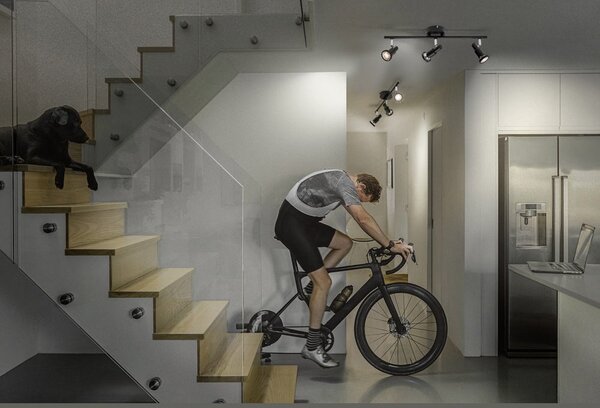 Černé LED stropní svítidlo GU10 10,2 W 3 SPOT, teplá bílá