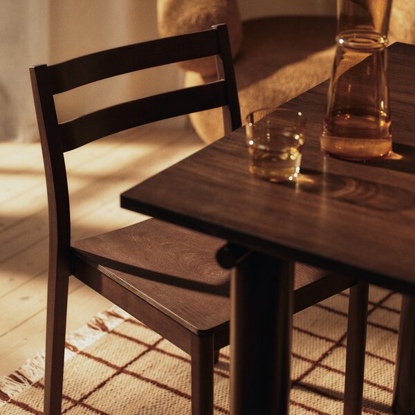 FERM LIVING Jídelní židle Boda, Dark Stained Beech