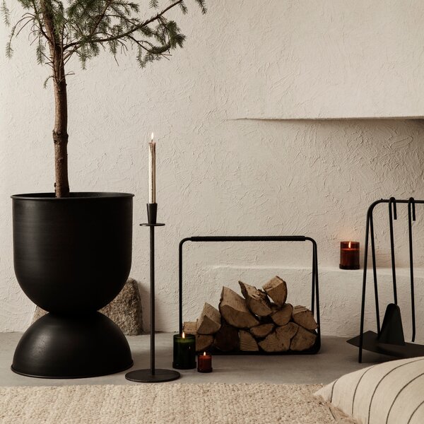 FERM LIVING Květináč Hourglass, L, Rust