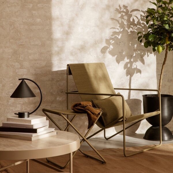 FERM LIVING Květináč Hourglass, L, Rust