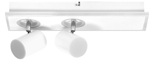 Bílé LED nástěnné svítidlo 29 W 2 SPOT MARS, teplá bílá