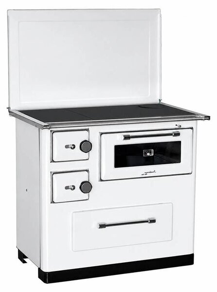 Sporák na dřevo MBS SD 10 New Line 7 kW - bílý / pravý