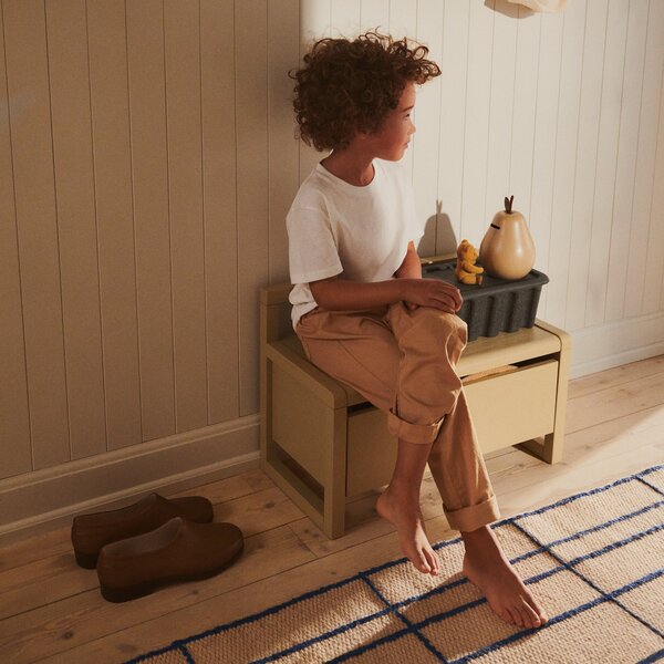 FERM LIVING Úložná lavice Little Architect, Rose