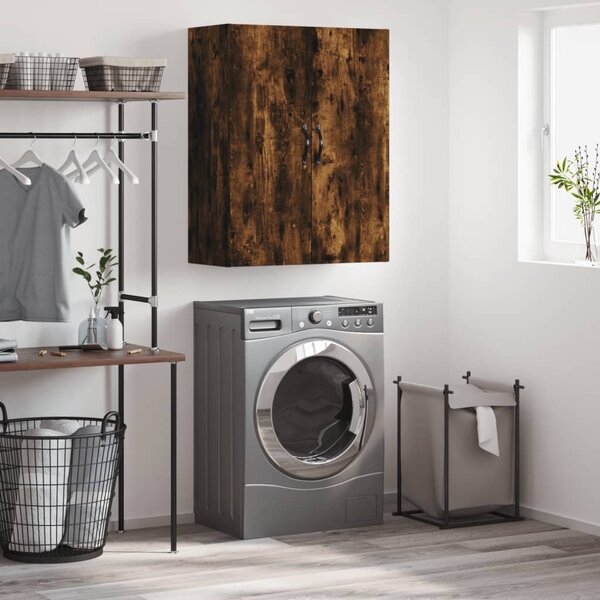 Nástěnná skříňka kouřový dub 69,5 x 34 x 90 cm kompozitní dřevo