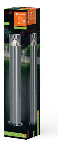 Venkovní LED sloupek ocel 50cm 2 W ORION, teplá bílá