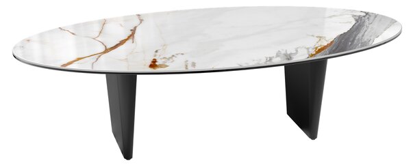 Konferenční stolek GOLIATH v. 38 cm dekor mramor Fiorentino