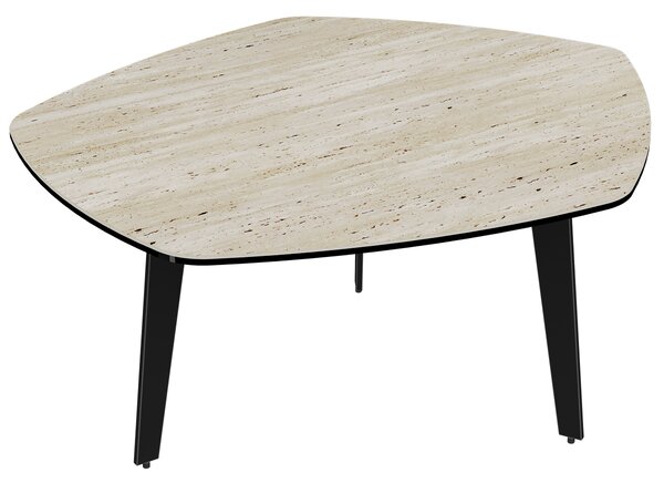 Konferenční stolek MANTA v. 43 cm dekor Trevertine