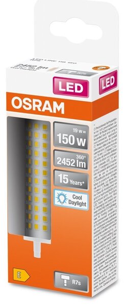 Speciální LED žárovka R7s 19 W LINE, studená denní bílá