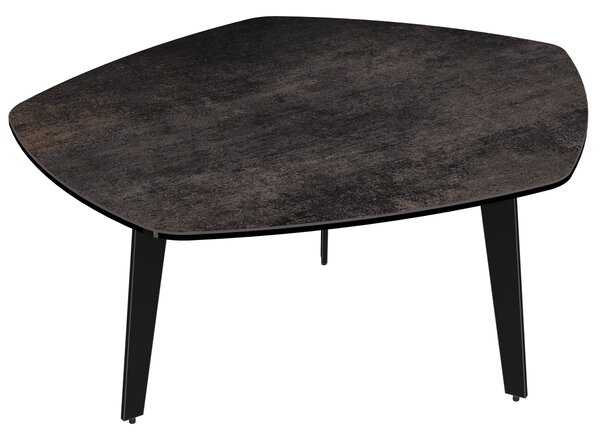 Konferenční stolek MANTA v. 43 cm dekor tmavá ocel