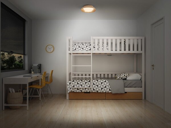 LED stropní svítidlo dřevěné E27 ORBIS MILAN 305mm