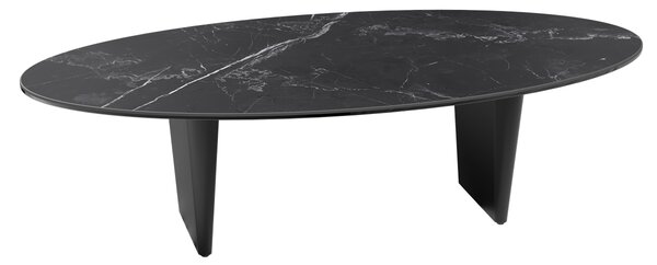 Konferenční stolek GOLIATH v. 38 cm dekor mramor Marquina