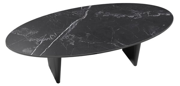 Konferenční stolek GOLIATH v. 38 cm dekor mramor Marquina